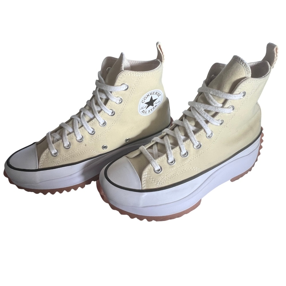 Converse Run Star Hike Unisex Women 9 Men 7.5 Tan Platform Sneakers A02132C Lug
